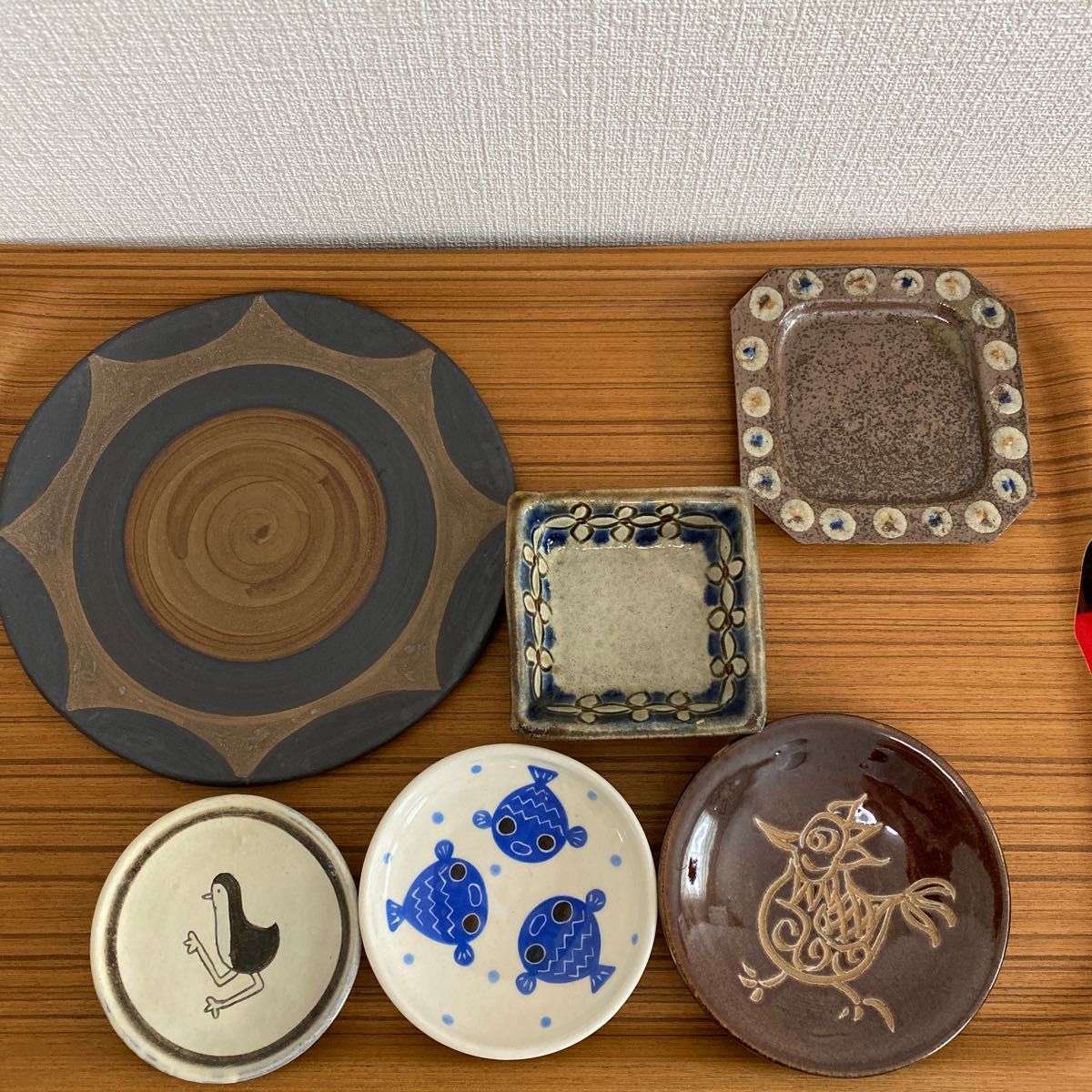 やちむん 沖縄 7寸 お皿 プレート 小皿 セット ヤンバルクイナ やちむん 沖縄 7寸 お皿 プレート 小皿 セット ヤンバルクイナ