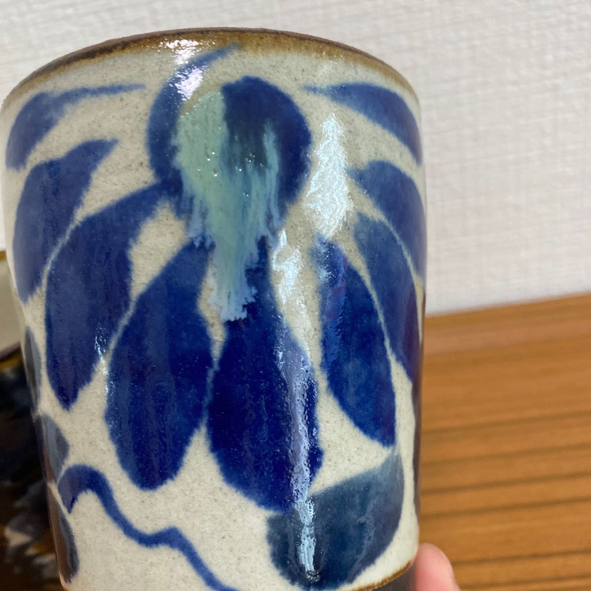 やちむん 沖縄 んちゃぜーく 壺屋 石倉一人 フリーカップ 菊紋 やちむん 沖縄 んちゃぜーく 壺屋 石倉一人 フリーカップ 菊紋