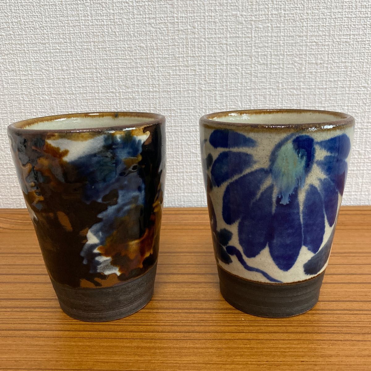 やちむん 沖縄 んちゃぜーく 壺屋 石倉一人 フリーカップ 菊紋 やちむん 沖縄 んちゃぜーく 壺屋 石倉一人 フリーカップ 菊紋