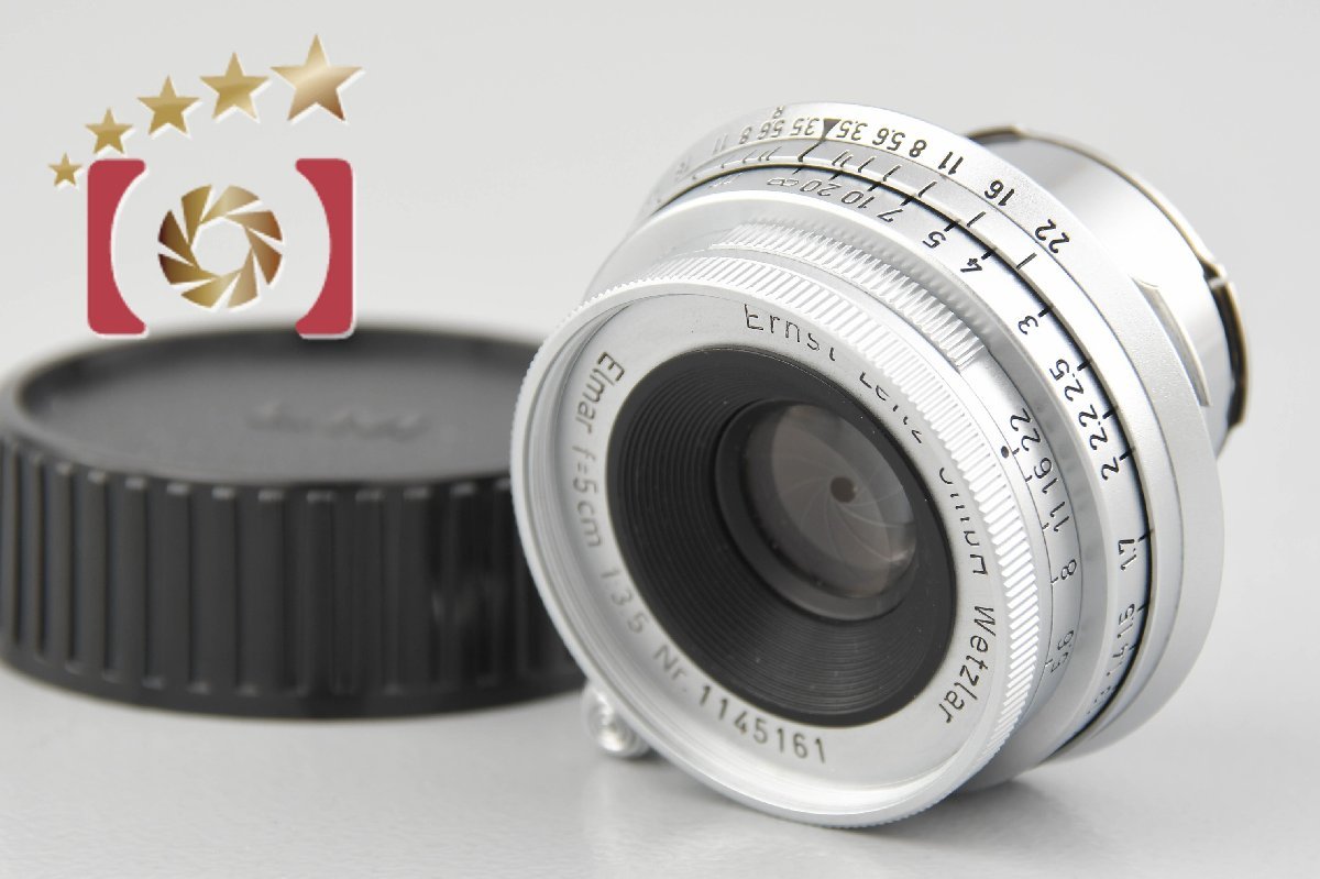 数々の賞を受賞 【中古】Leica ライカ Elmar 50mm f/3.5 沈胴式 ライカ