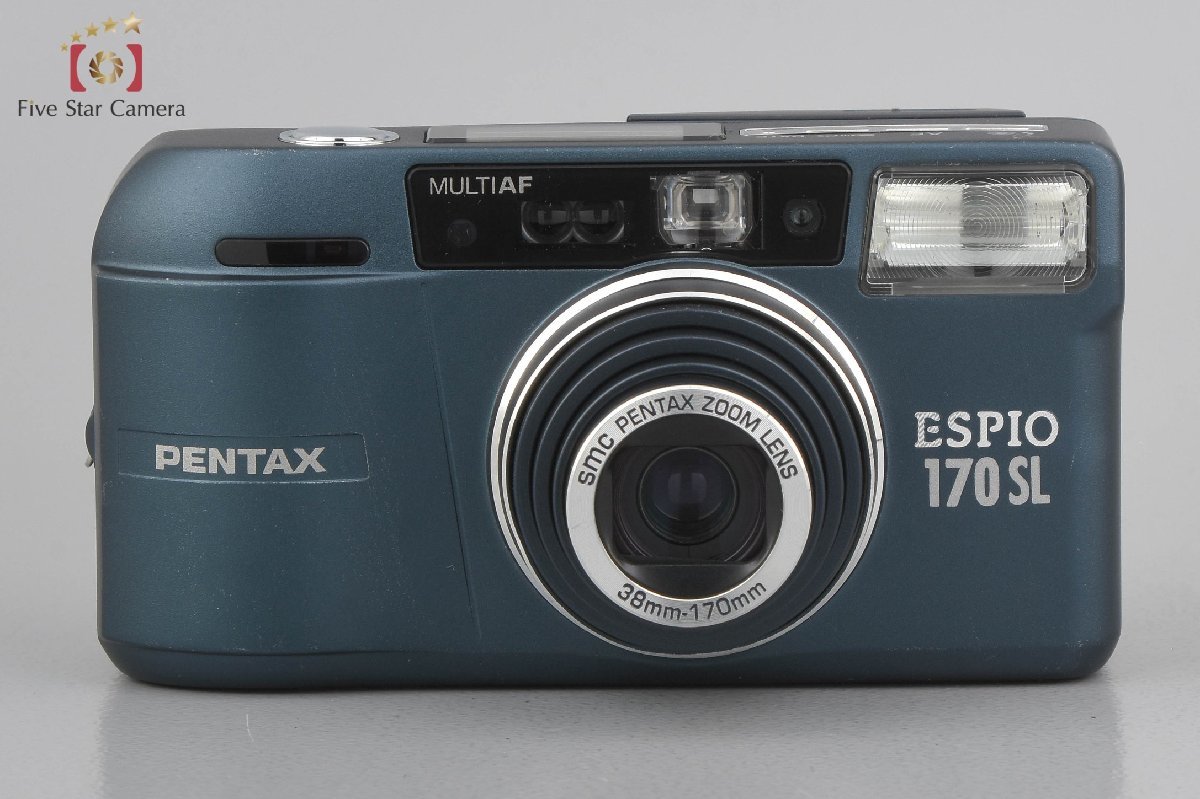 【中古】PENTAX ペンタックス ESPIO 170SL ネイビー コンパクトフィルムカメラ_画像4
