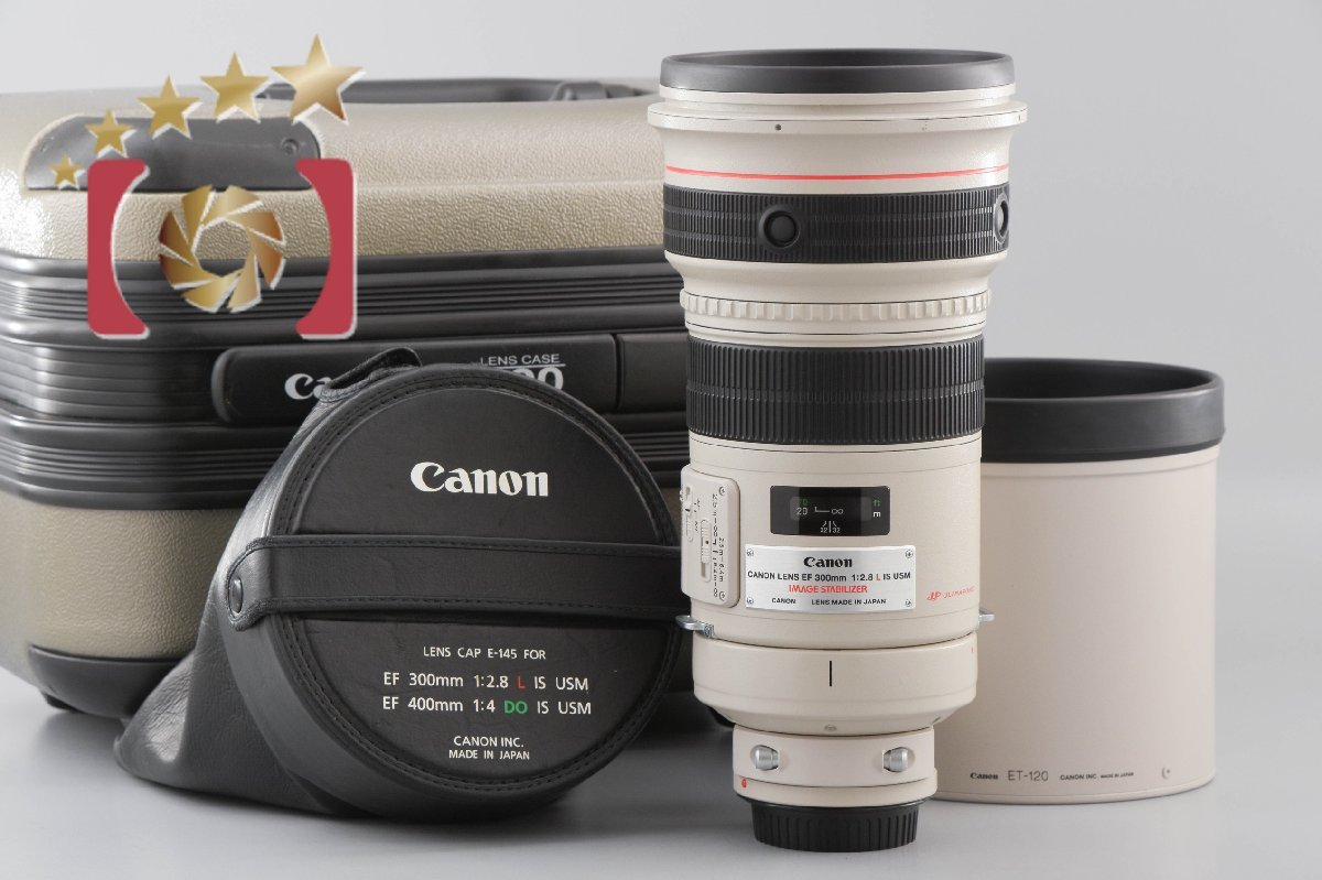 買い誠実 【中古】Canon キヤノン ケース付き USM IS L f/2.8 300mm EF