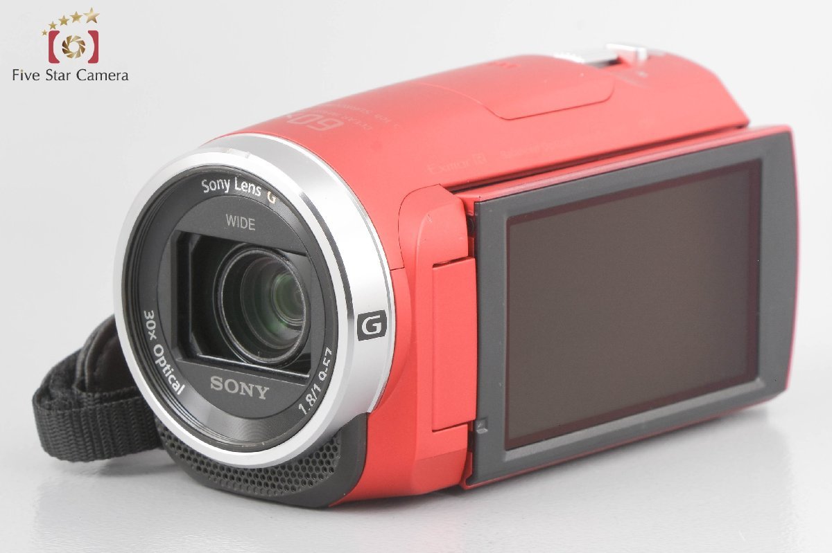 【中古】SONY ソニー HANDYCAM HDR-CX680 レッド デジタルビデオカメラ_画像2