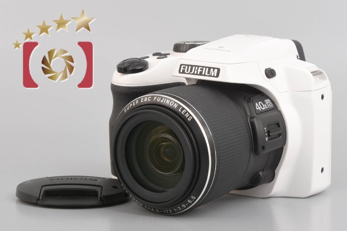 【中古】FUJIFILM 富士フイルム FinePix S8200 ホワイト コンパクトデジタルカメラ