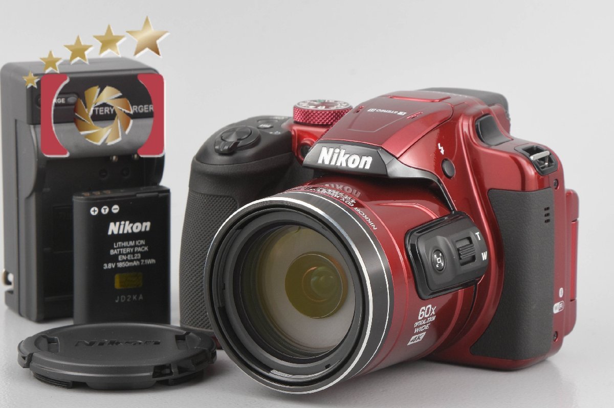 リアル 【中古】Nikon ニコン COOLPIX B700 レッド コンパクトデジタルカメラ ニコン
