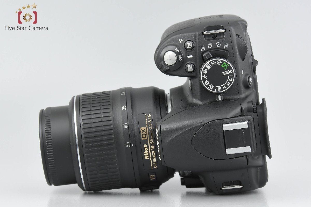 最新作の ニコン 【中古】Nikon D3100 ブラック レンズキット VR 18-55