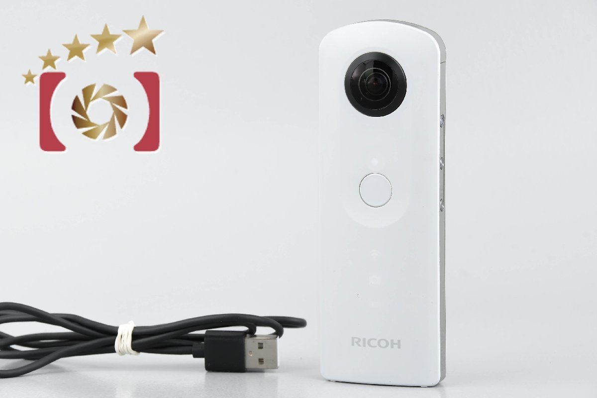 価格は安く 【中古】RICOH 360度カメラ ホワイト SC THETA リコー