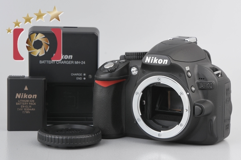 今季一番 【中古】Nikon シャッター回数僅少 デジタル一眼レフカメラ ブラック D3100 ニコン ニコン
