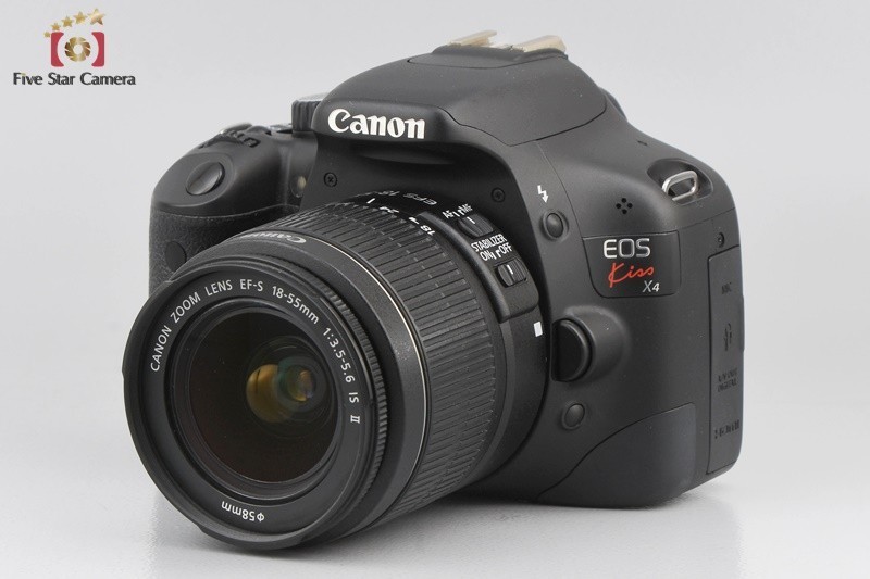 【中古】Canon キヤノン EOS Kiss X4 ダブルズームキット シャッター回数僅少の画像2