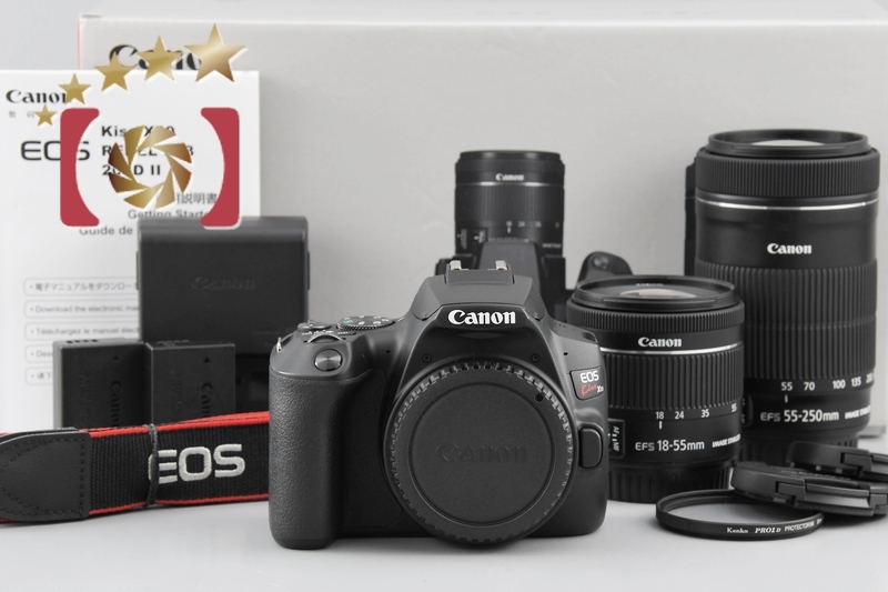 見事な創造力 キヤノン 【中古】Canon EOS 元箱付き ダブルズーム