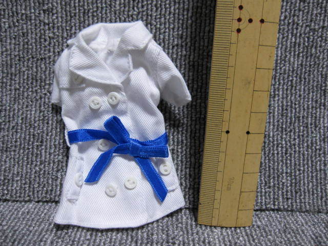 [3 пункт и больше покупка бесплатная доставка ] пальто белый костюм только 1/6 кукла TAKARA JAPAN Licca-chan годы предмет retro подлинная вещь кукла . европейская одежда товары большое количество выставляется 