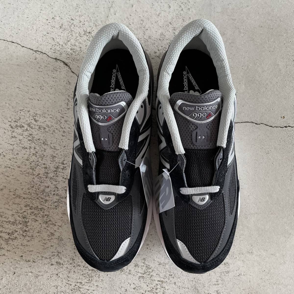 新品未使用 NEW BALANCE 990V6 US9 2E Wide 27cm M990BK6 BLACK
