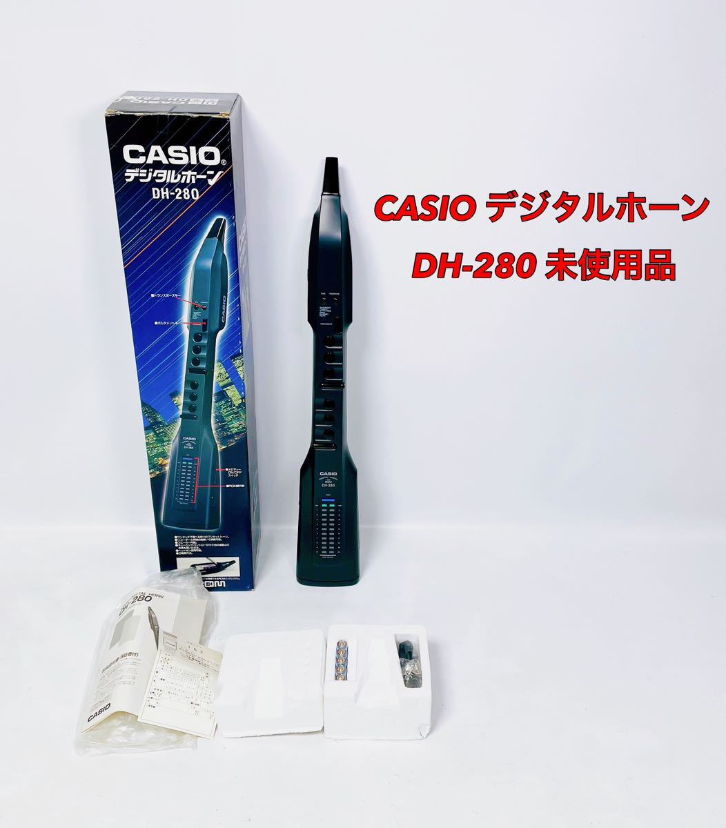 ■■未使用品■ CASIO カシオ デジタルホーン DH-280 ビンテージ 電子楽器 平成レトロ_画像1