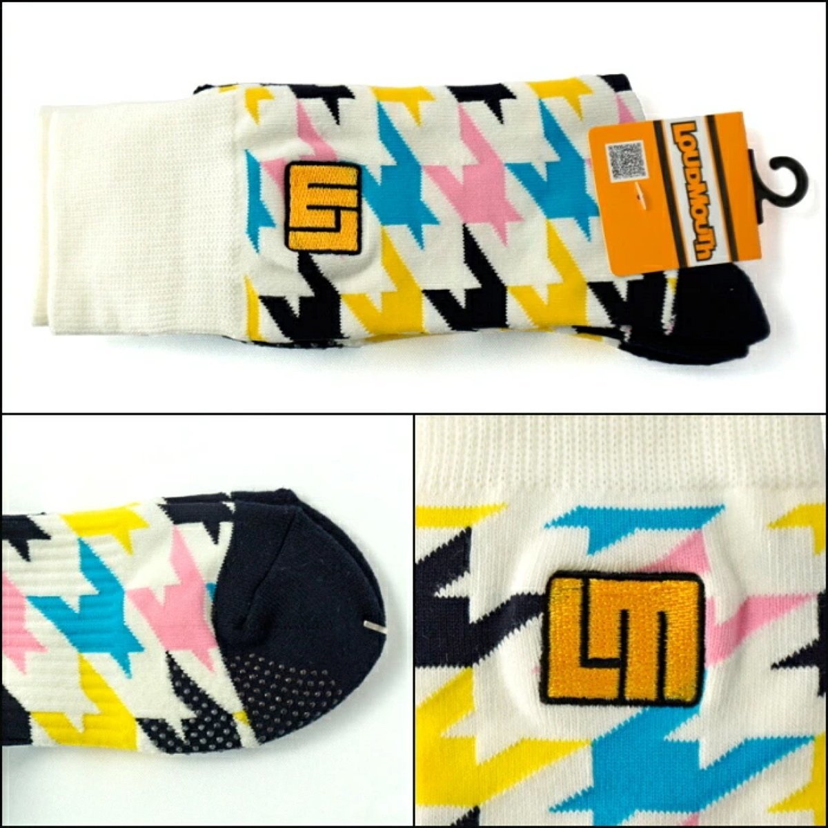 ★Loudmouth ラウドマウス レディース クルーソックス 778954 ゴルフ/レギュラーソックス Newpoprt×2足組★送料無料★_画像3