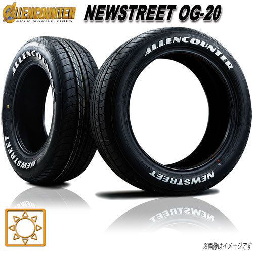 サマータイヤ 4本セット ALLENCOUNTER ニューストリート OG-20 ホワイトレター 225/50R18インチ C 107/105T 新品の画像1