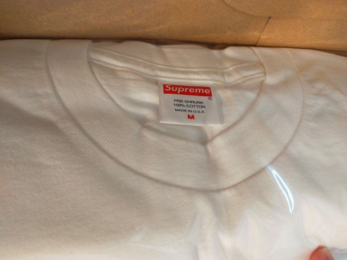 Supreme Box Logo L/S Tee "White"シュプリーム ボックス ロゴ エルエス Tシャツ  ホワイト 白