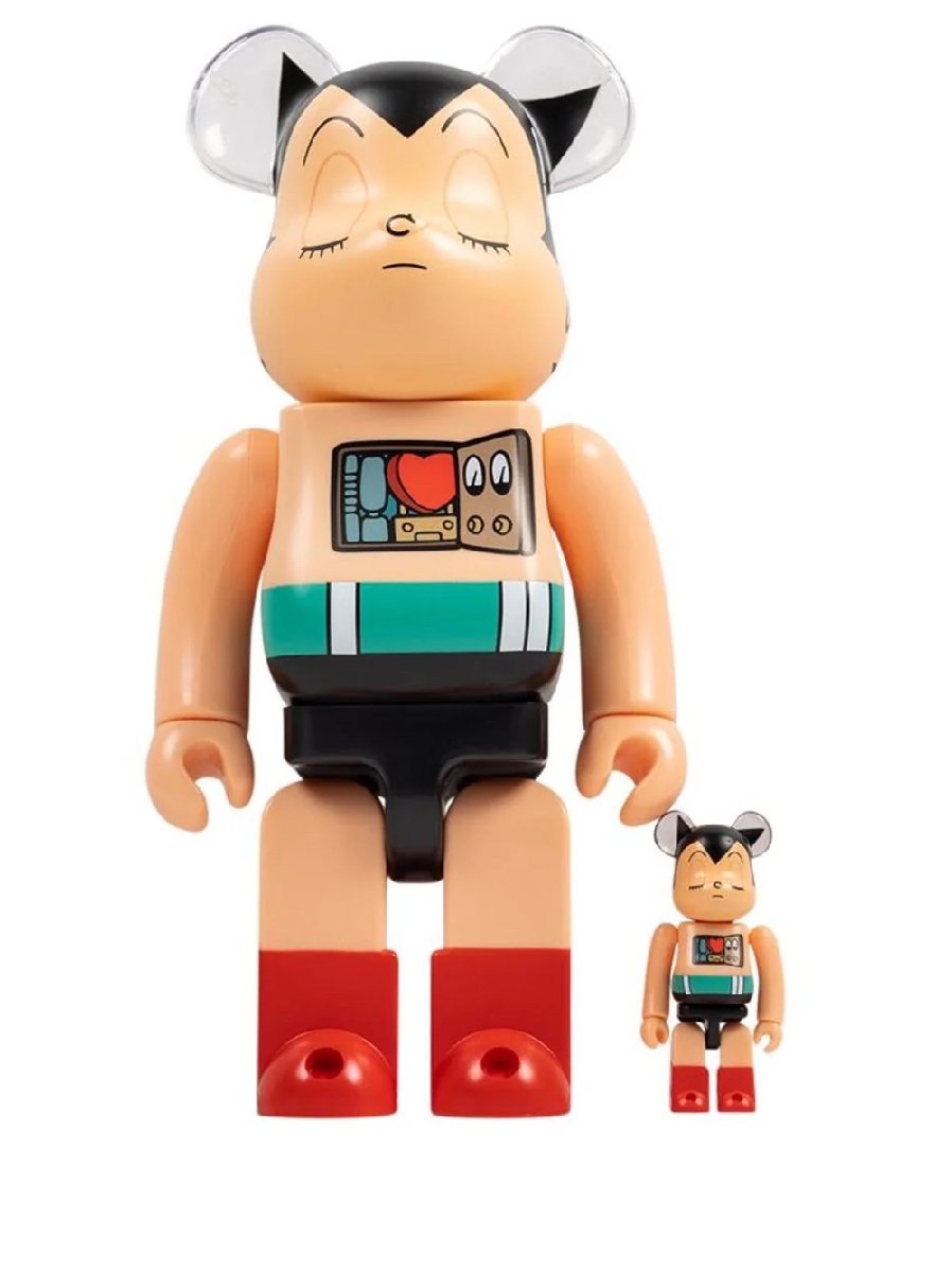 ベアブリック 鉄腕アトム フィギュア BE@RBRICK Bearbrick Astro Boy Sleeping Toy Set