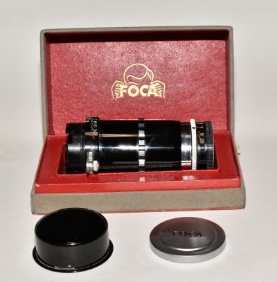 フォカ FOCA TELEOPLAR 135mm FRANCE  黒 バイオネット、元箱  フランス製の画像1