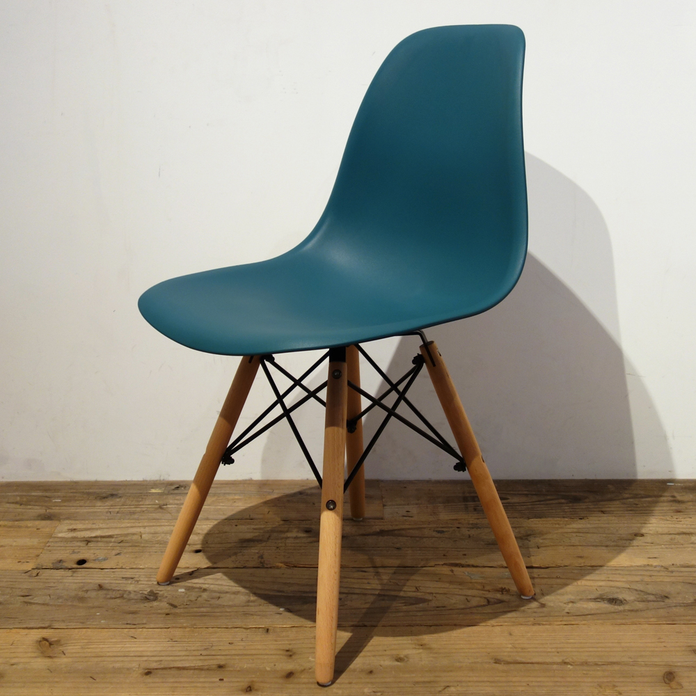 【未使用品】 イームズ シェルチェア 座面部品 椅子 Eames チェア イス DSWチェア Chair 家具 DSR ダイニング オフィスチェア Navyグレー_座面のみの出品でベースは付属してません。