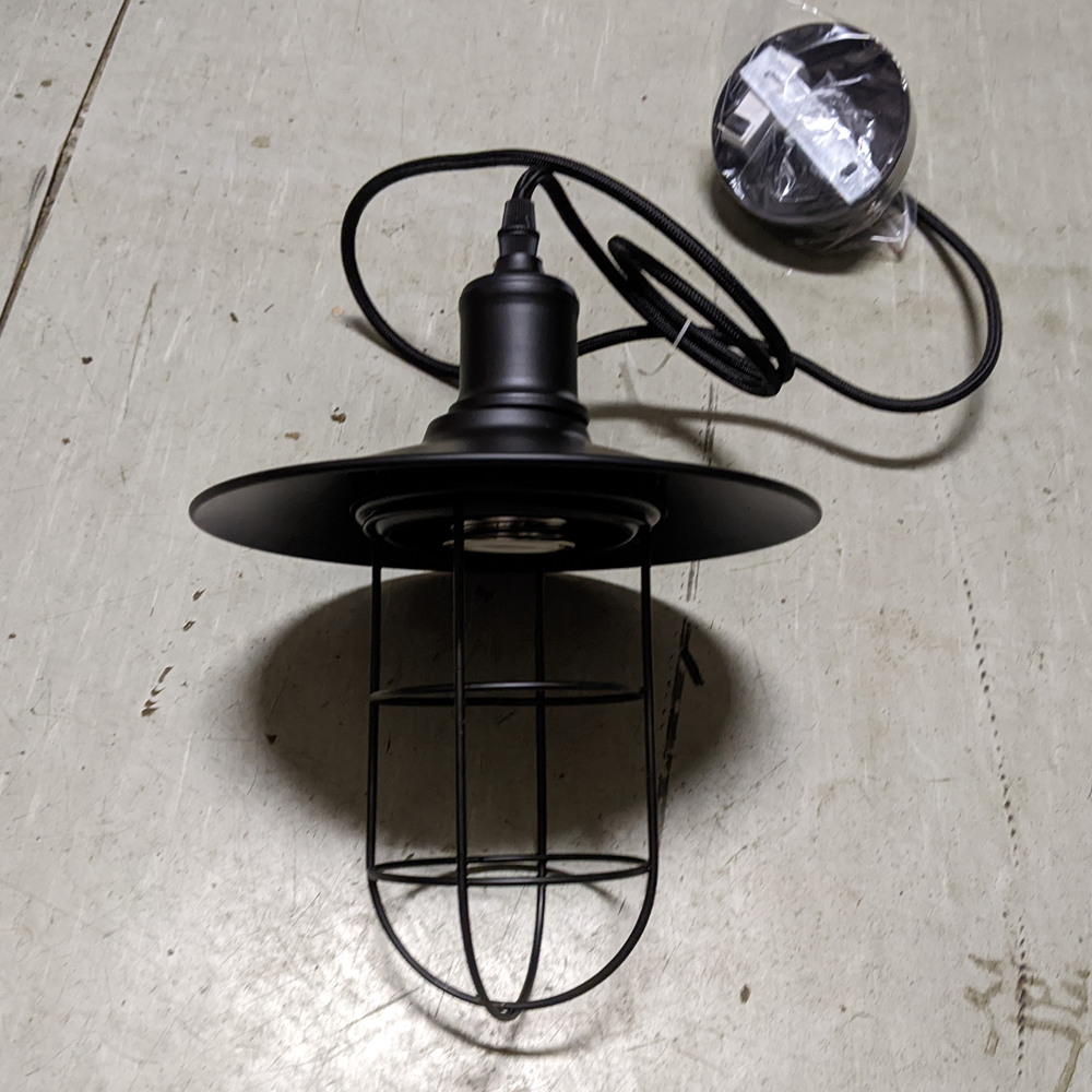 インダストリアル ペンダントライト ランプ 照明 工業用照明 ペンダントランプ アンティーク 工業用 天井照明 照明 ヴィンテージ 黒 8030