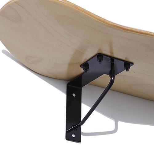 スケートボード ラックステー 棚 スケボー ベース インテリア ロンスケ 家具 飾り棚 ラックステー部品 黒の画像3