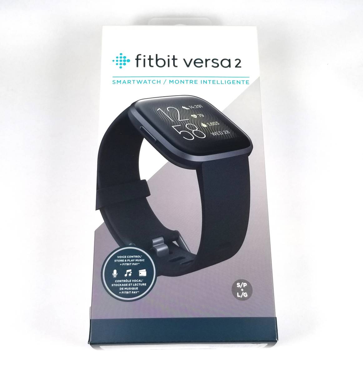 新品 Fitbit Versa 2 FB507BKBK-FRCJK スマートウォッチ ブラック/カーボン [Alexa搭載]