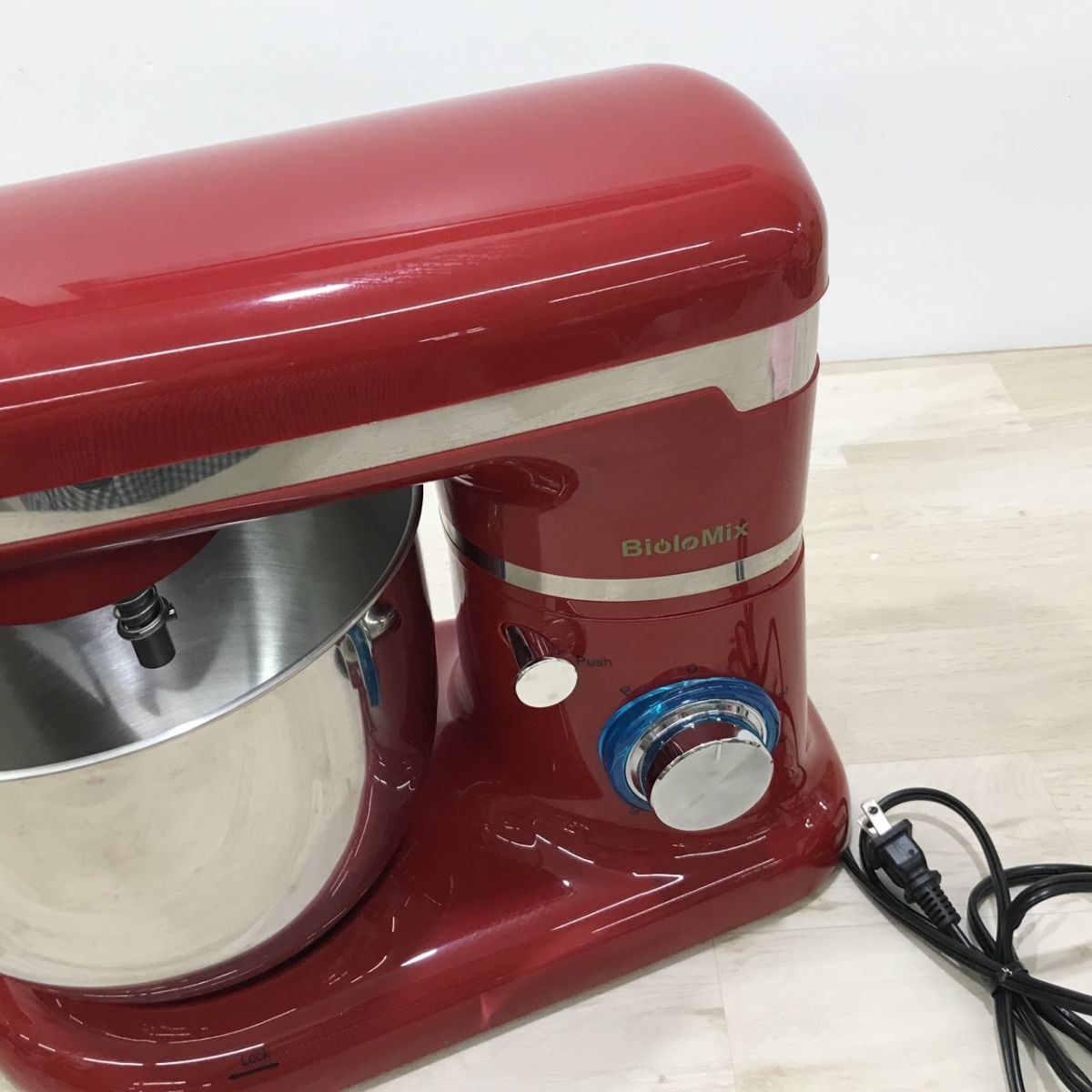 【極美品】スタンドミキサー BioloMix BM-785LB レッド Yahoo!オークション - Biolomix スタンドミキサー BM-785LB