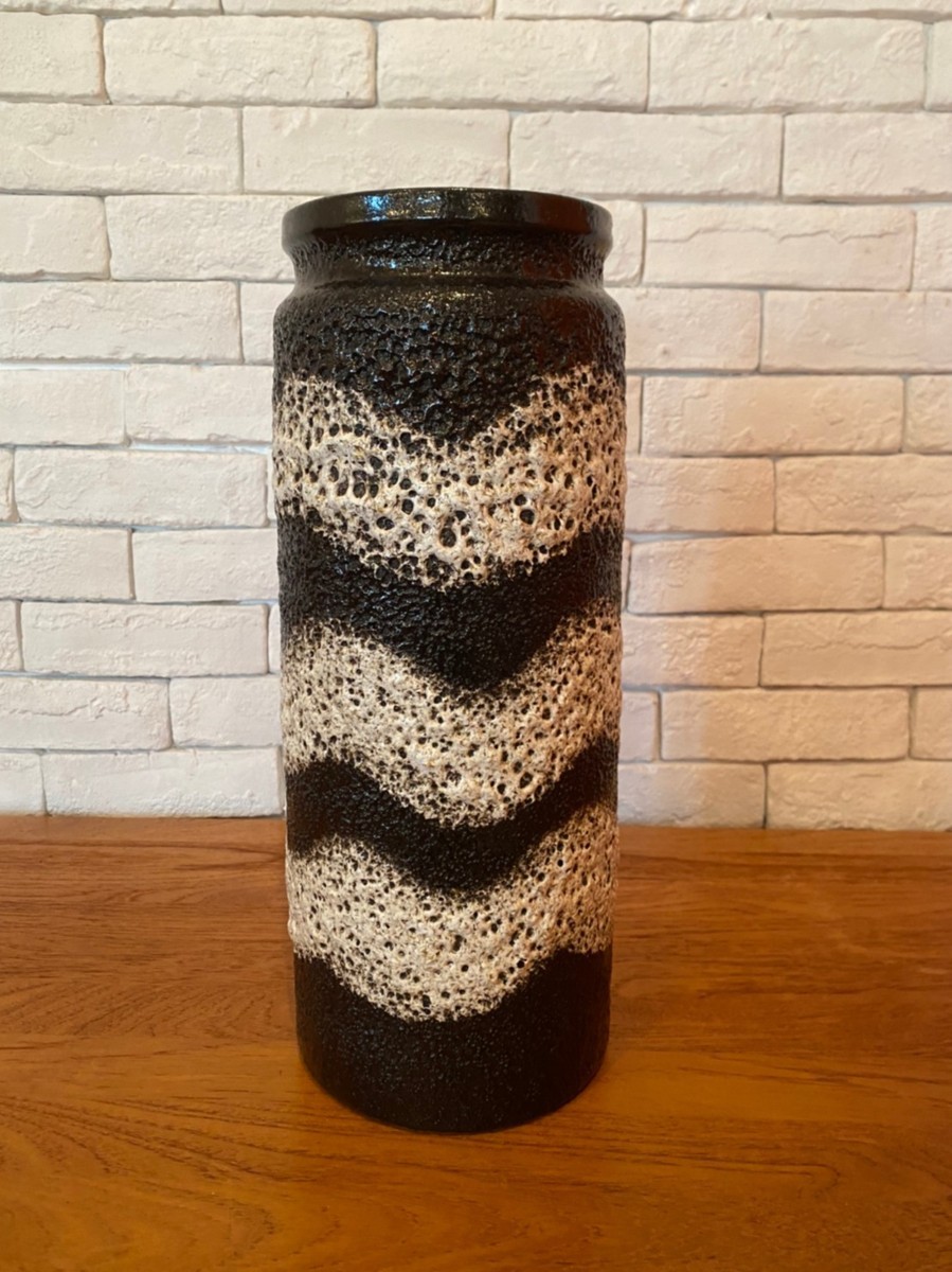 初回限定】 陶磁器 花瓶 壺 花器 FATLAVA ファットラヴァ 西ドイツ