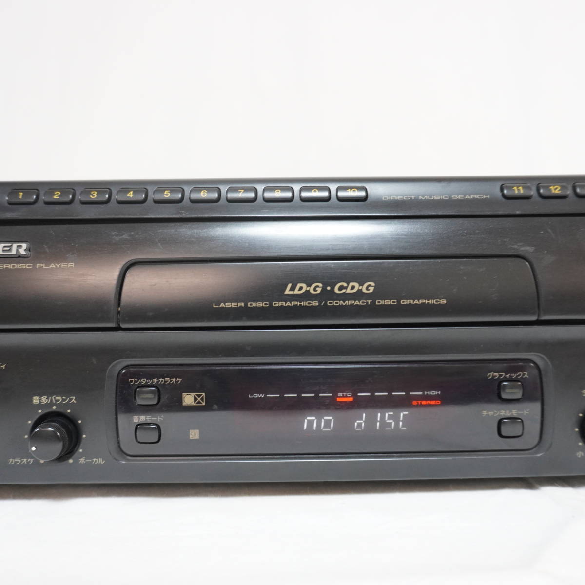 B6251】 PIONEER パイオニア CLD-K33G CD/LDプレーヤー レーザー