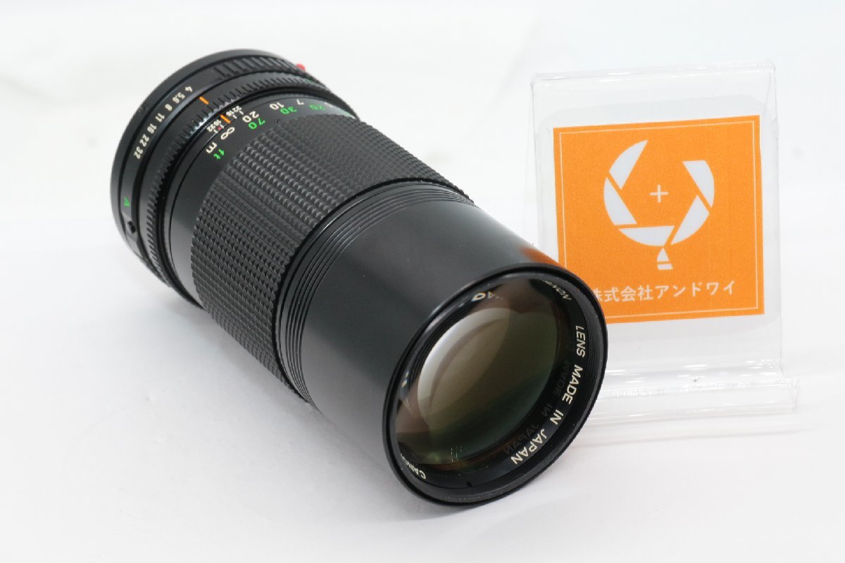 2022春の新作 同梱歓迎【良品/動作品】CANON キャノン FD 200MM F4