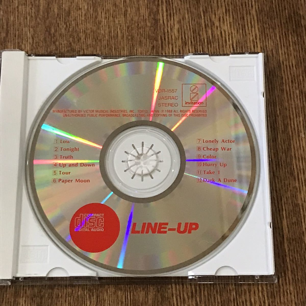 【CD】LINE-UP ラインナップ VDR1557 橋本浩二 一戸賢司（Justy-Nasty） 吉田サトシ 西谷隆 西口奈美_画像3