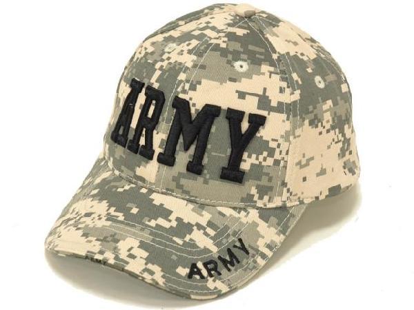 キャップ メンズ ミリタリー ベースボールキャップ ARMY 刺繍 ACU デジタルカモ 迷彩 軍帽子 ROTHCO_画像1