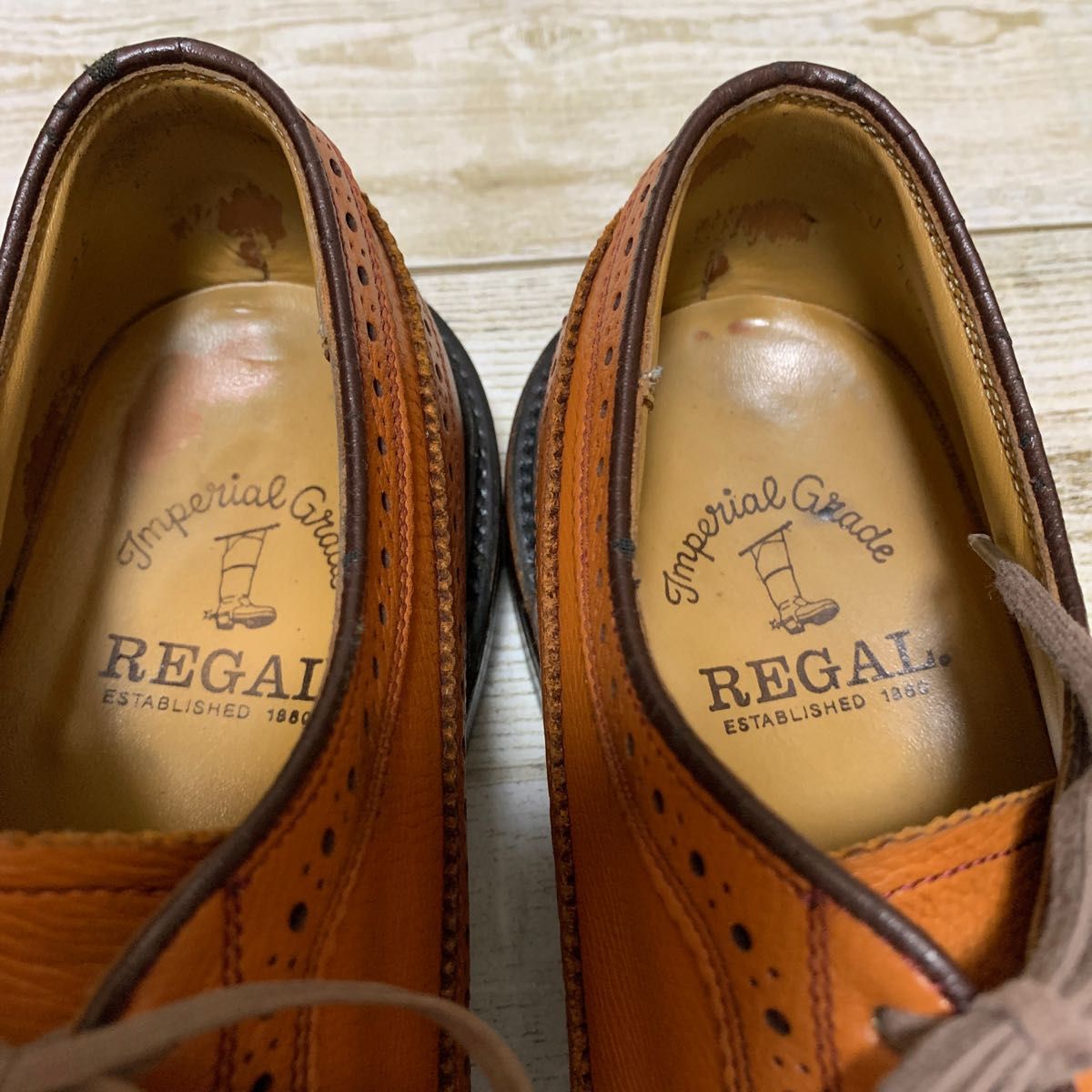 【希少 廃盤品】REGAL IMPERIAL GRADE（リーガル インペリアルグレード）25.0cm W105 ウイングチップ