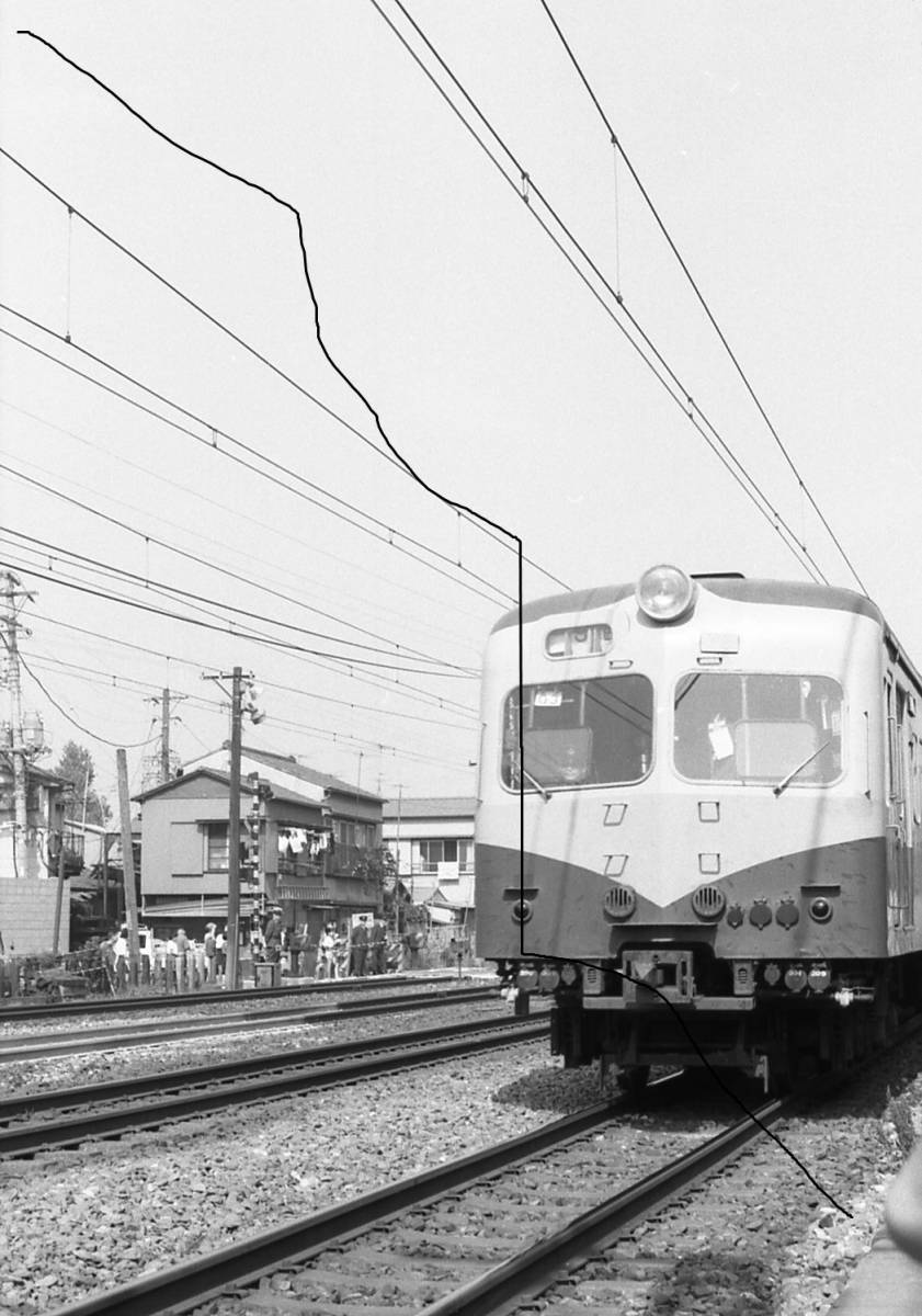 国鉄時代　80系　湘南電車　東海道本線にて　4枚　データをメール添付かCD-Rで。_画像4