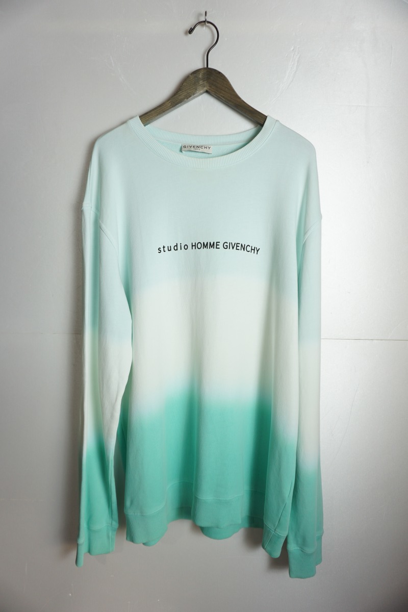 値段が激安 BMJ07530AF SWEATSHIRT HOMME STUDIO RARE ジバンシィ GIVENCHY 正規22AW 美品 グラデーション エメラルド本物820N▲ シャツ スウェット 男性用 値段が激安 BMJ07530AF SWEATSHIRT HOMME STUDIO RARE ジバンシィ GIVENCHY 正規22AW 美品 グラデーション エメラルド本物820N▲ シャツ スウェット 男性用