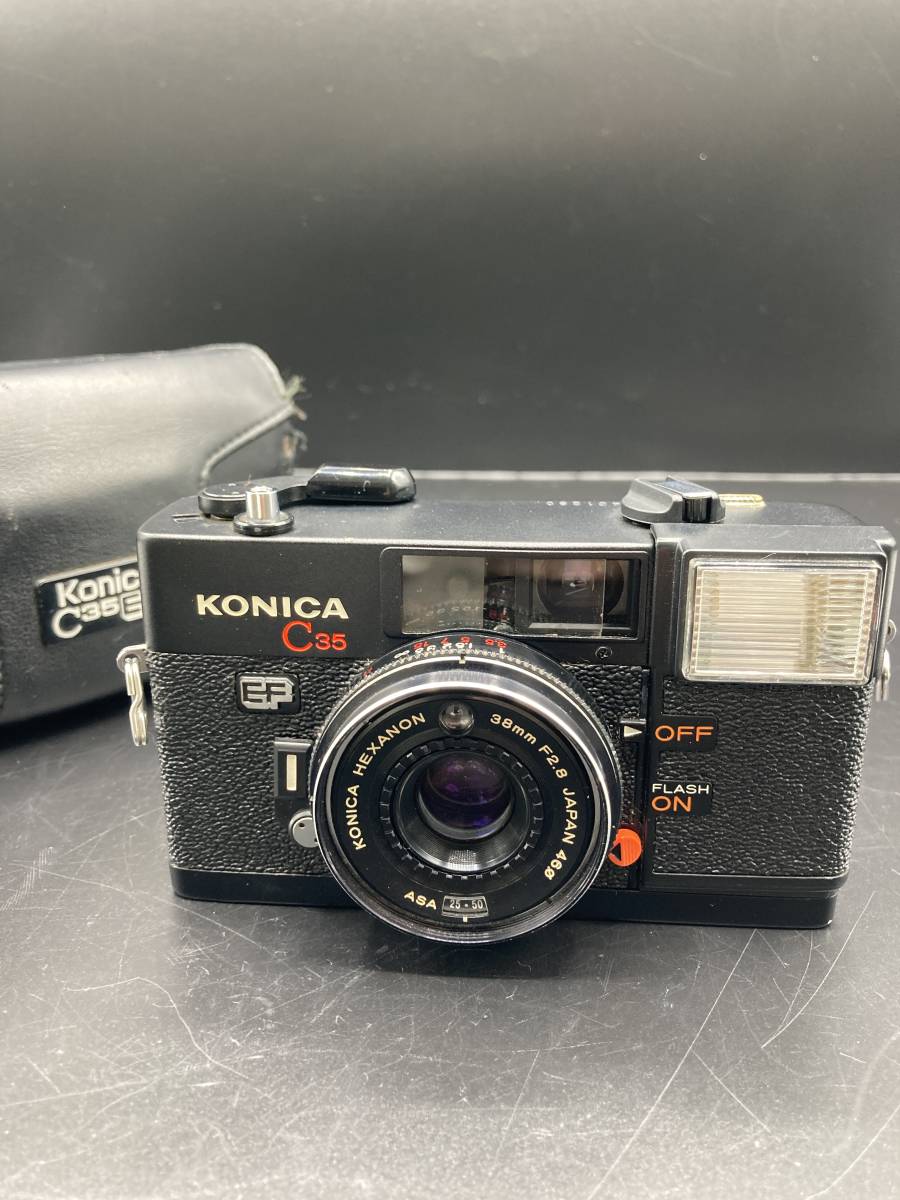 【670】コニカ Konica C35 EF カメラ フイルムカメラ 動作未確認 ジャンク_画像1