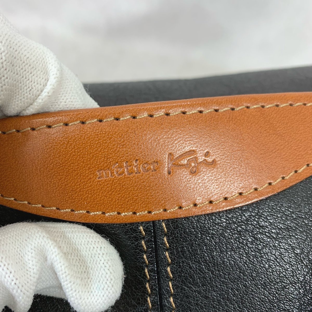 日本に メティエコージ koji metier 美品 ITAGAKI 鞄 ブラック