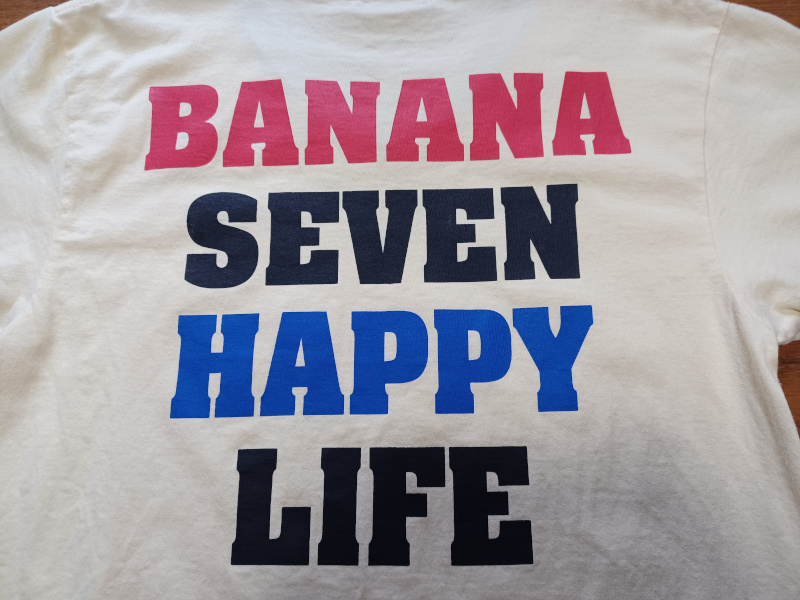 BANANA SEVEN　Tシャツ　Mサイズ　薄い黄色_画像5