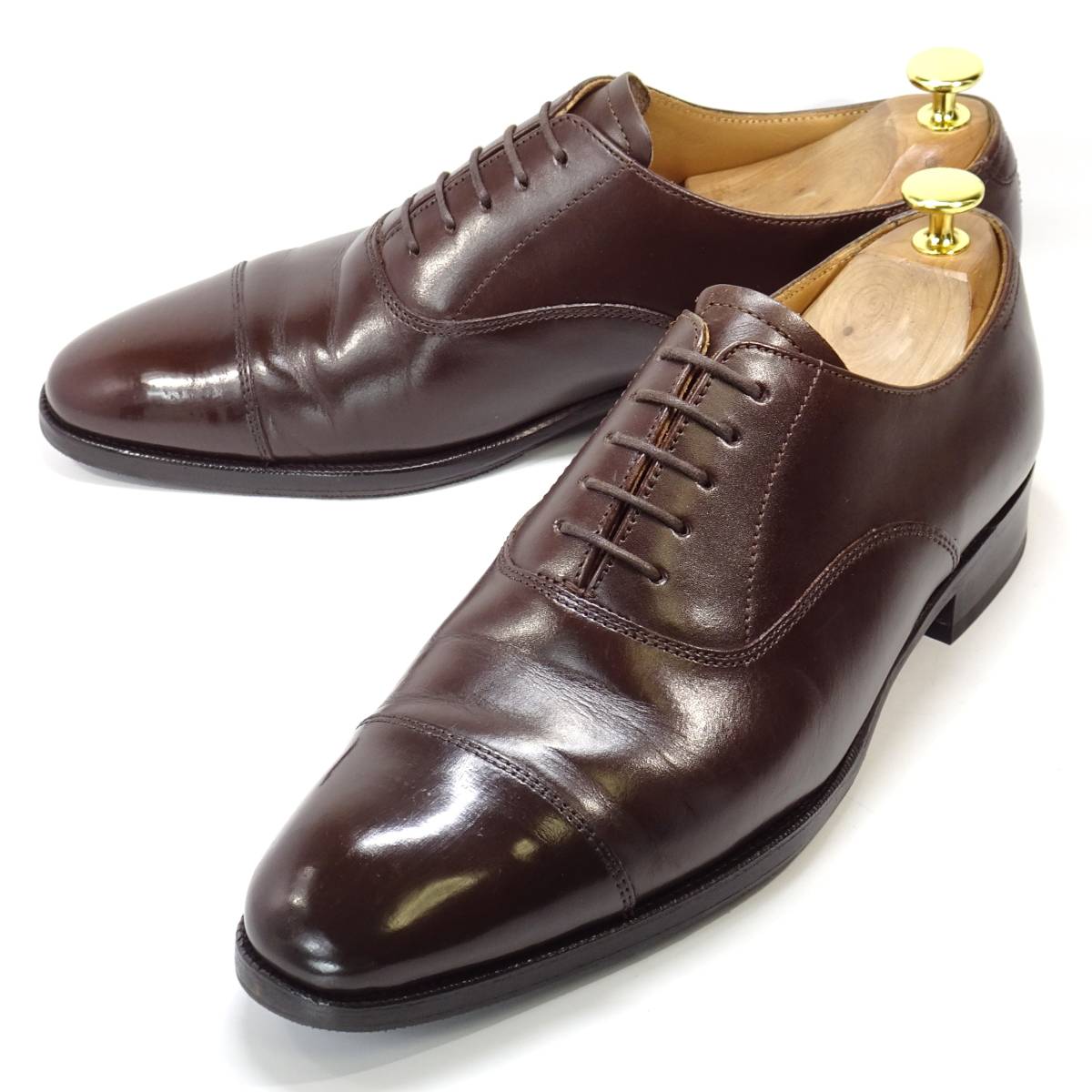 即決 ONLY MEERMIN 8 ストレートチップ メルミン メンズ 茶 ブラウン 本革 レザーシューズ 本皮 ビジネスシューズ レースアップ 通勤 革靴_画像5