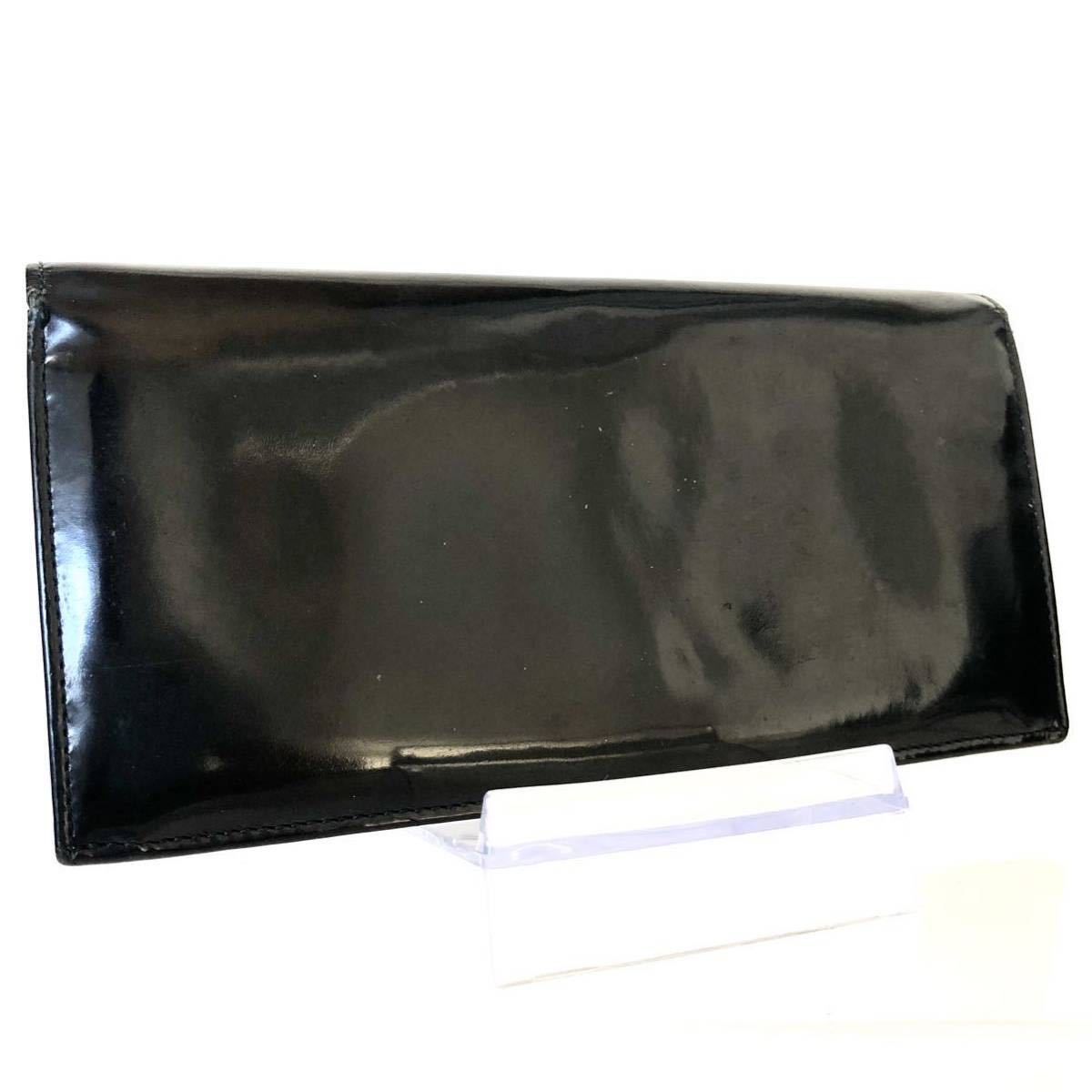 希少 GUCCI グッチ ホースビット 二つ折り長財布 エナメル 希少 GUCCI グッチ ホースビット 二つ折り長財布 エナメル