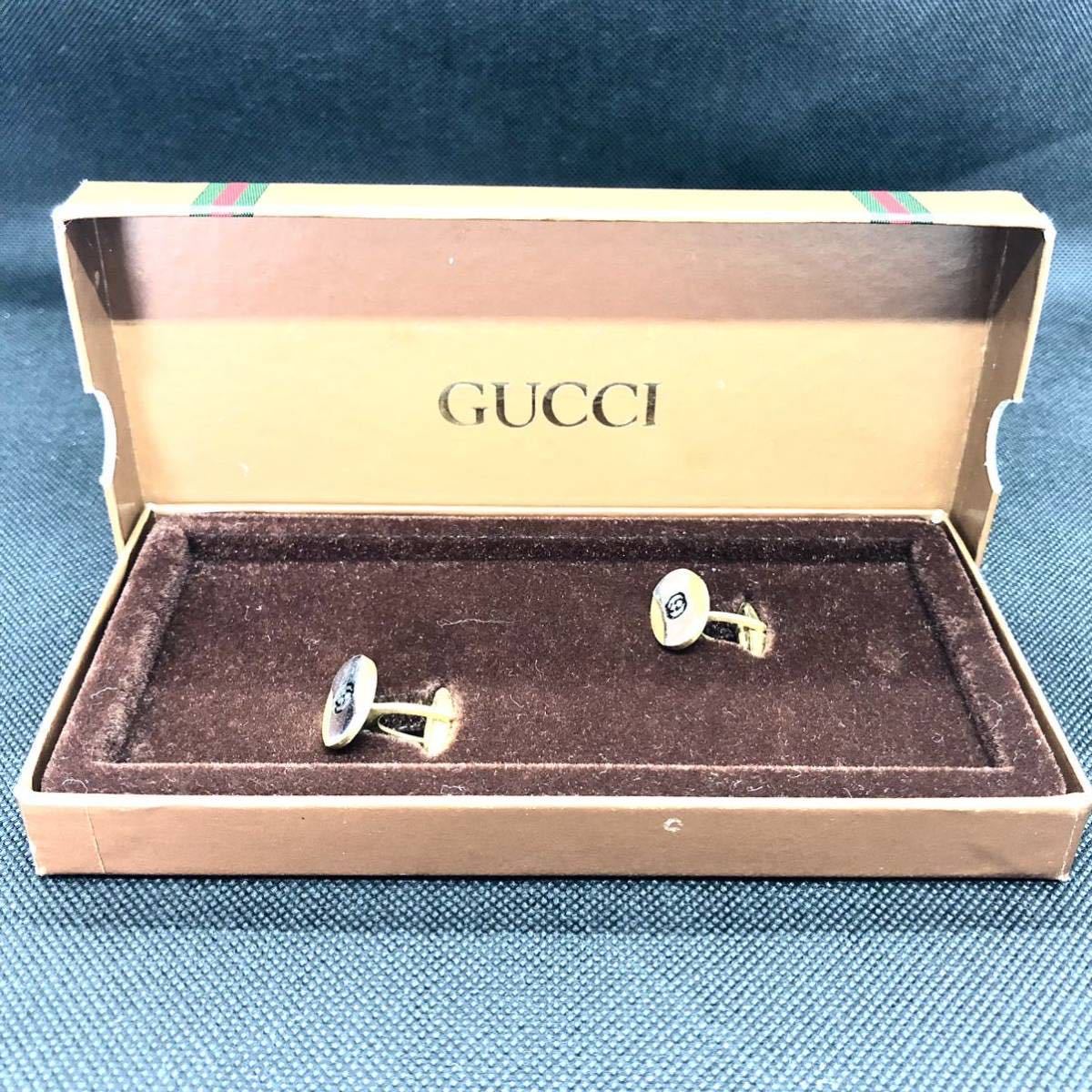 GUCCI グッチ カフスボタン インターロッキングG イタリア製 カラー