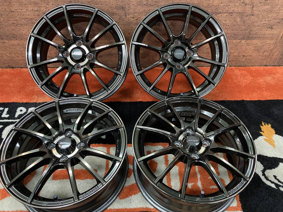 ◇1,000円スタート完全売切! ホイール４本Set♪Weds Weds Sport SA-15R