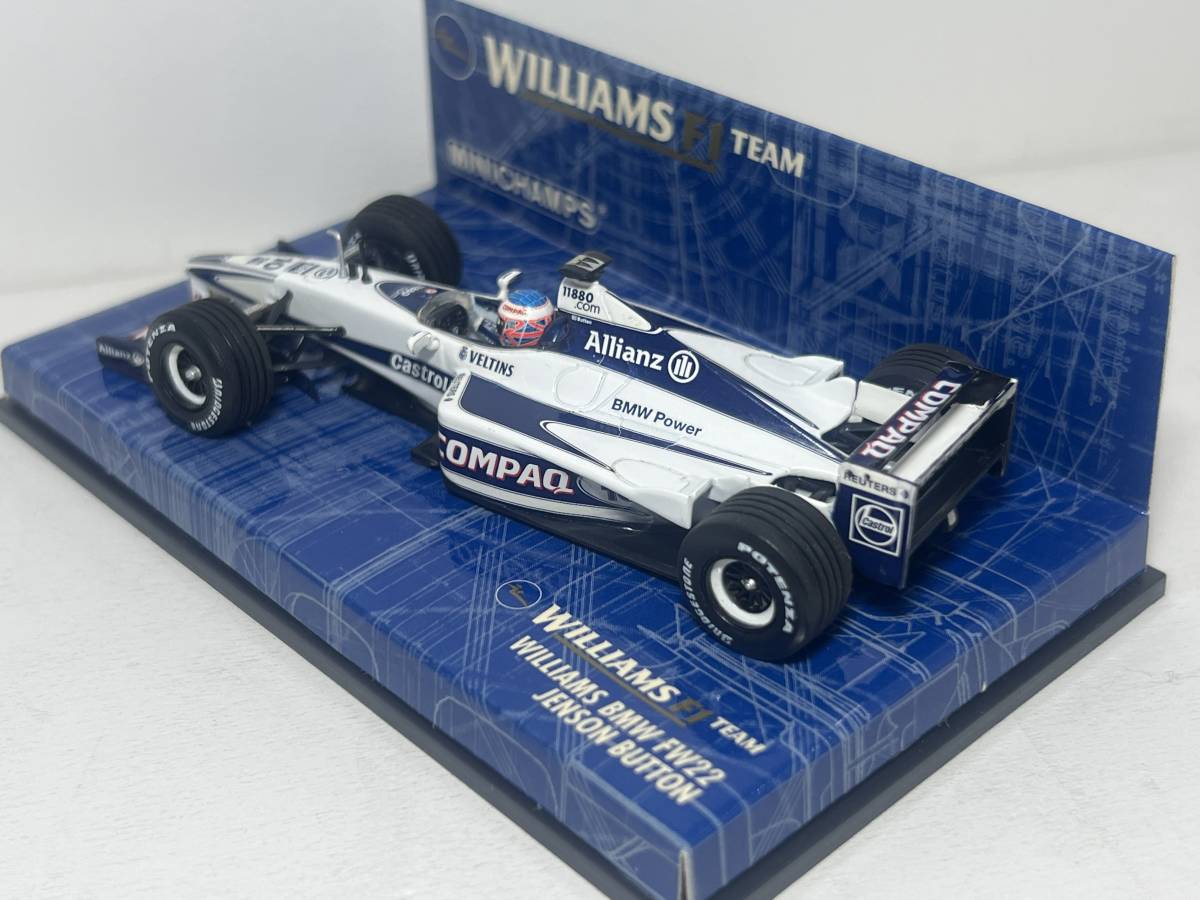 ミニチャンプス PMA 1/43 WILLIAMS BMW FW22 J.BUTTON ウィリアムズ バトン_画像3