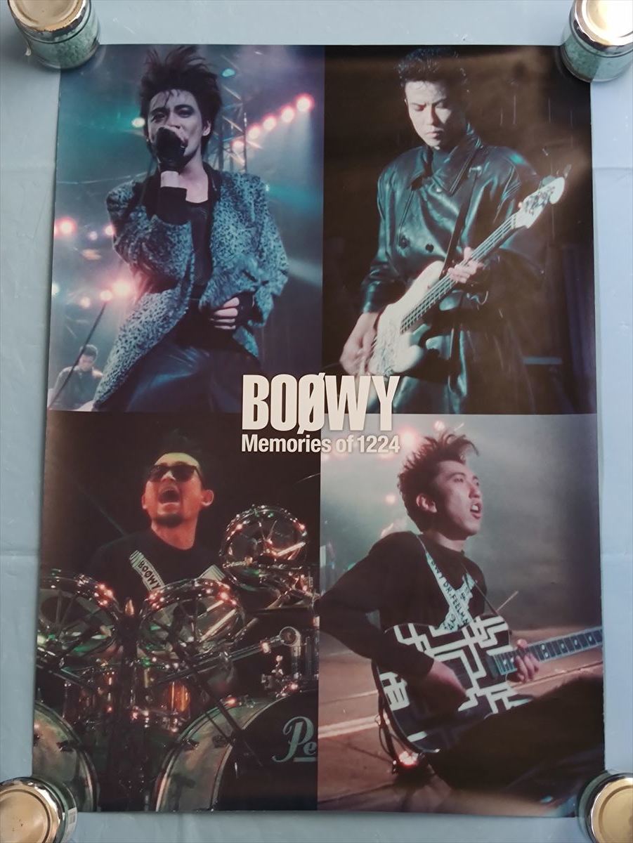 □(未使用) BOOWY Memories of 1224 特典A2ポ| JChere雅虎拍卖代购