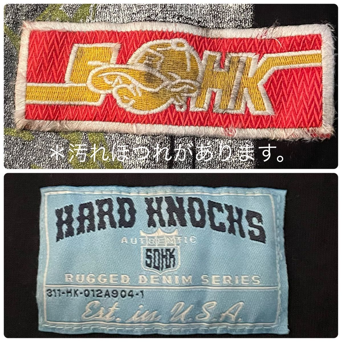 訳あり レア SOHK ショック ロンT XL 長袖 刺繍 メンズ 90s B系 訳あり レア SOHK ショック ロンT XL 長袖 刺繍 メンズ 90s B系