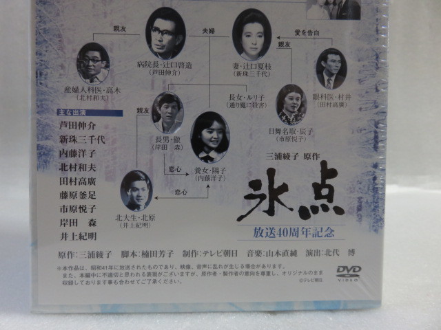 DVD-BOX 氷点 放送40周年記念 原作:三浦綾子/芦田伸介 新珠三千代