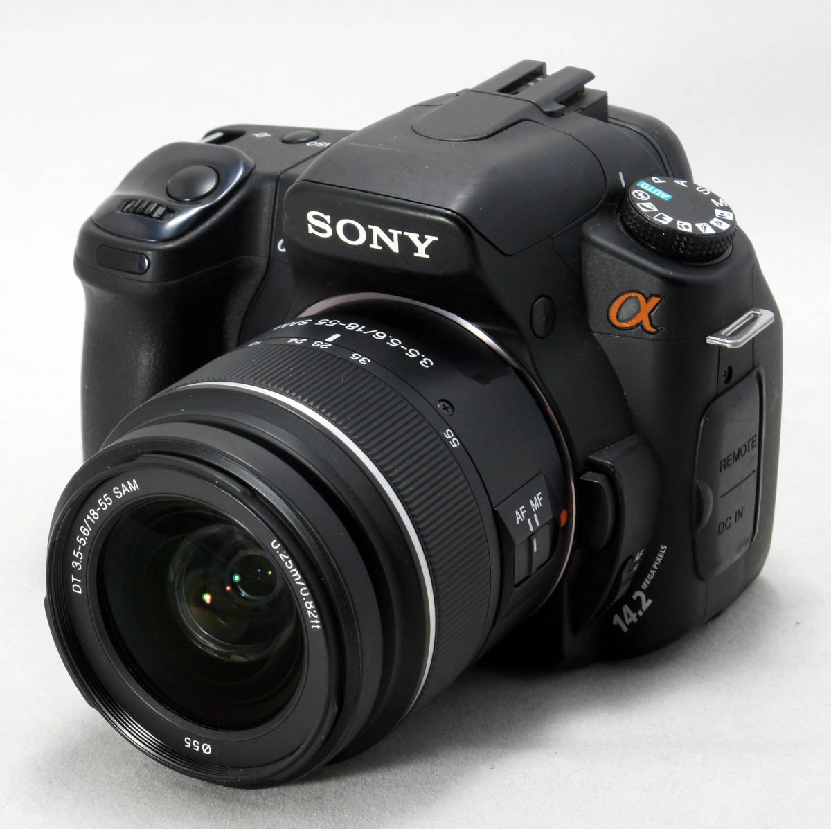 A06■極上美品■SONY ソニー 一眼レフカメラ α350＋SONY DT3.5-5.6/18-55　基本動作確認済_画像3