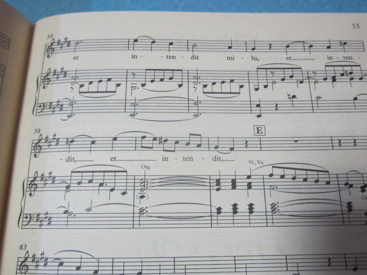 ｍ輸入　ヴォーカル用楽譜　Oratorio de Noel op. 12 / URTEXT（原典版） カミーユ・サン＝サーンス 　ヴォーカルスコア　_画像4