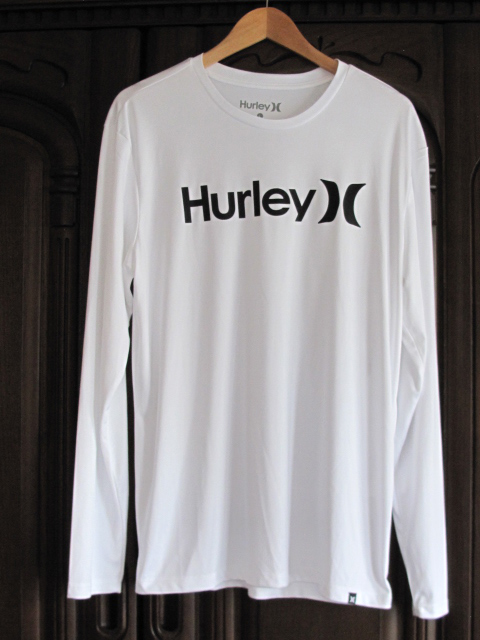 新品未使用 Hurley ハーレー ロンT カットソー ハイブリッド ラッシュガード 水陸両用 サーフ USサイズL 日本サイズXL  送料無料の画像1