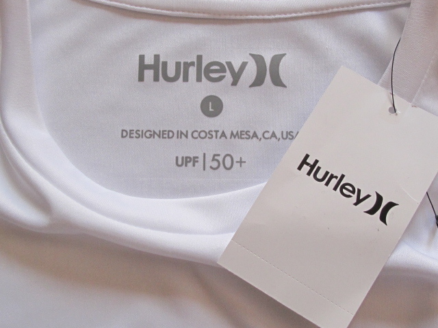 新品未使用 Hurley ハーレー ロンT カットソー ハイブリッド ラッシュガード 水陸両用 サーフ USサイズL 日本サイズXL  送料無料の画像9